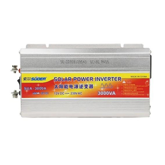 Інвертор (перетворювач) 12В/220В AMIO PI03 (02470)